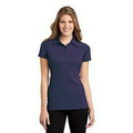 Port Authority  Ladies Fine Stripe Performance Polo Shirt